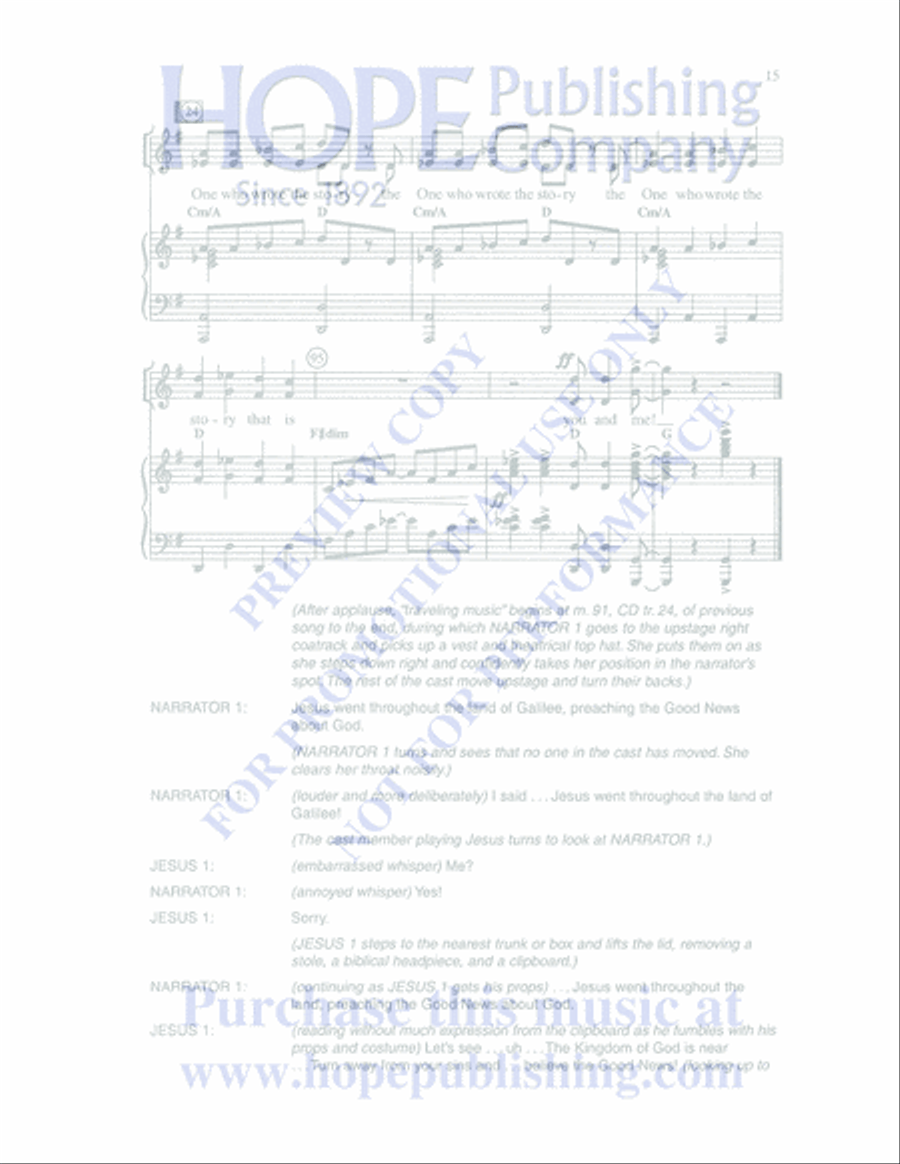 Once Upon a Parable Unison Choir scores gallery preview page 15
