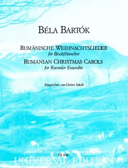 Roumanian Christmas Carols  Recorder Ensemble