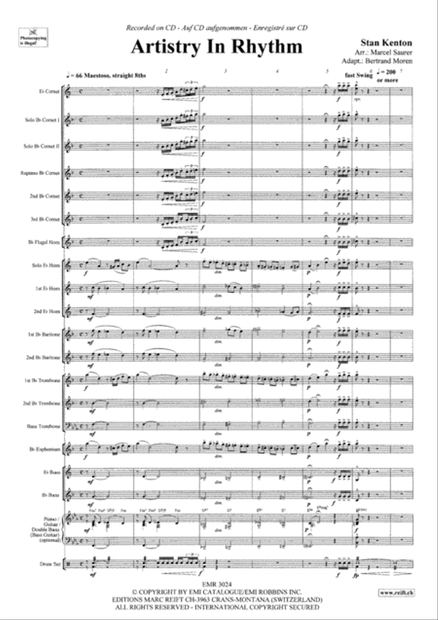 Artistry In Rhythm Brass Band scores gallery preview page 4