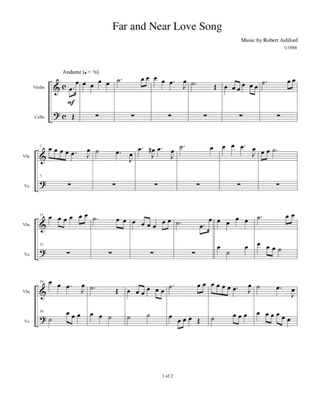 Far and Near Love Song (Violin and Cello)