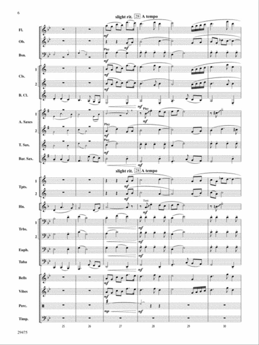 Wind: Score Concert Band scores gallery preview page 6