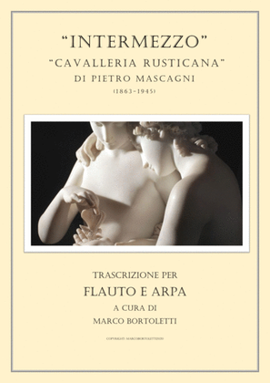 Book cover for Intermezzo da "Cavalleria Rusticana" trascription for Flute and Harp