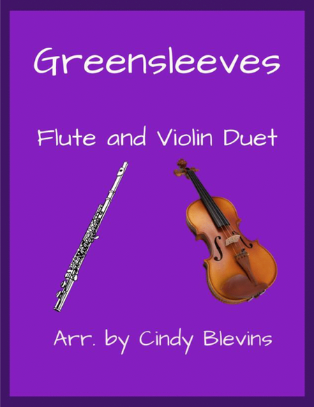 Greensleeves, for Flute and Violin image number null