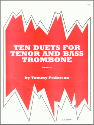 Book cover for Ten Duets For Tenor And Bass Trombone