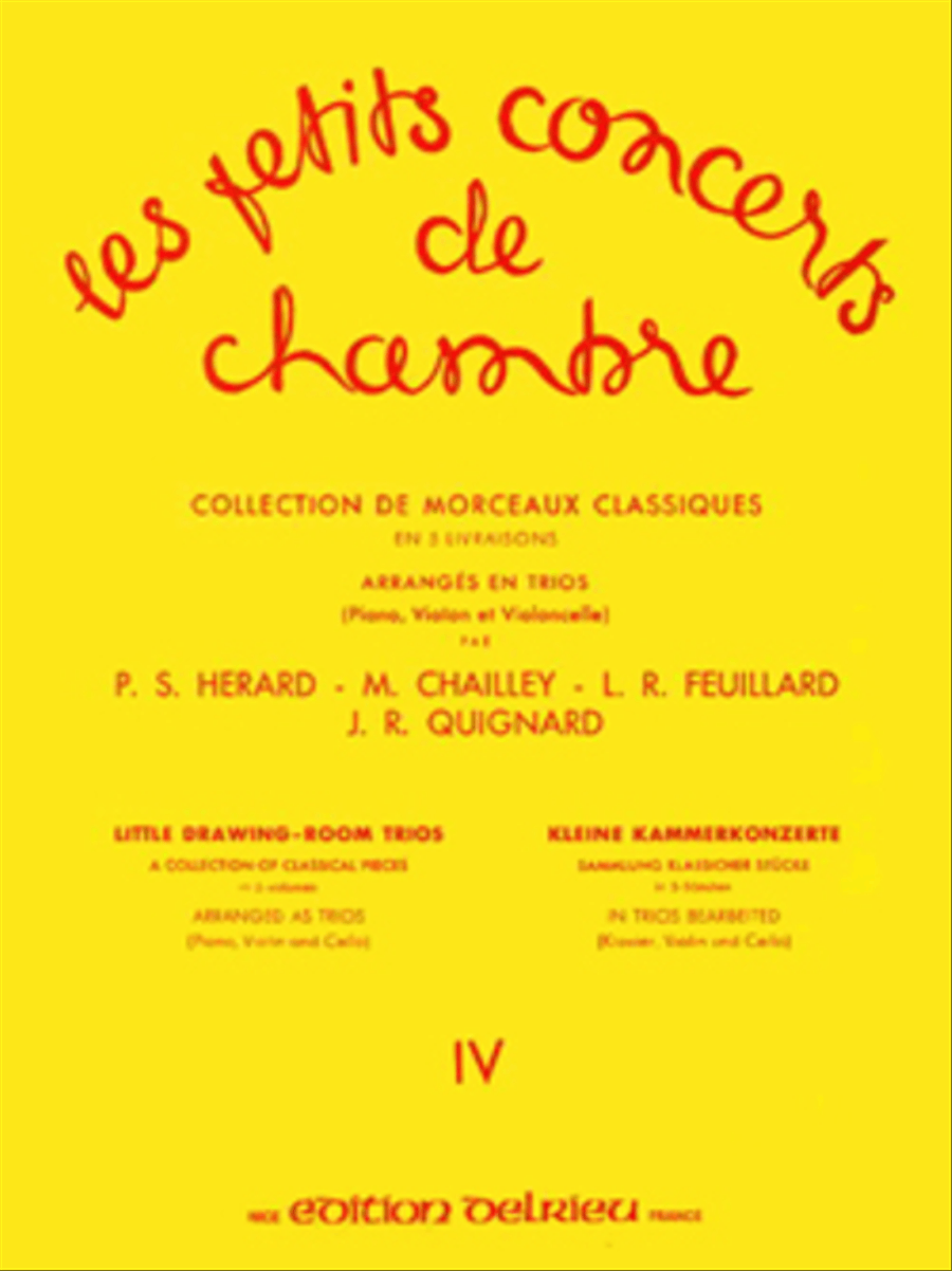 Les petits concerts de chambre - Volume 4 Piano Trio scores gallery preview page 1
