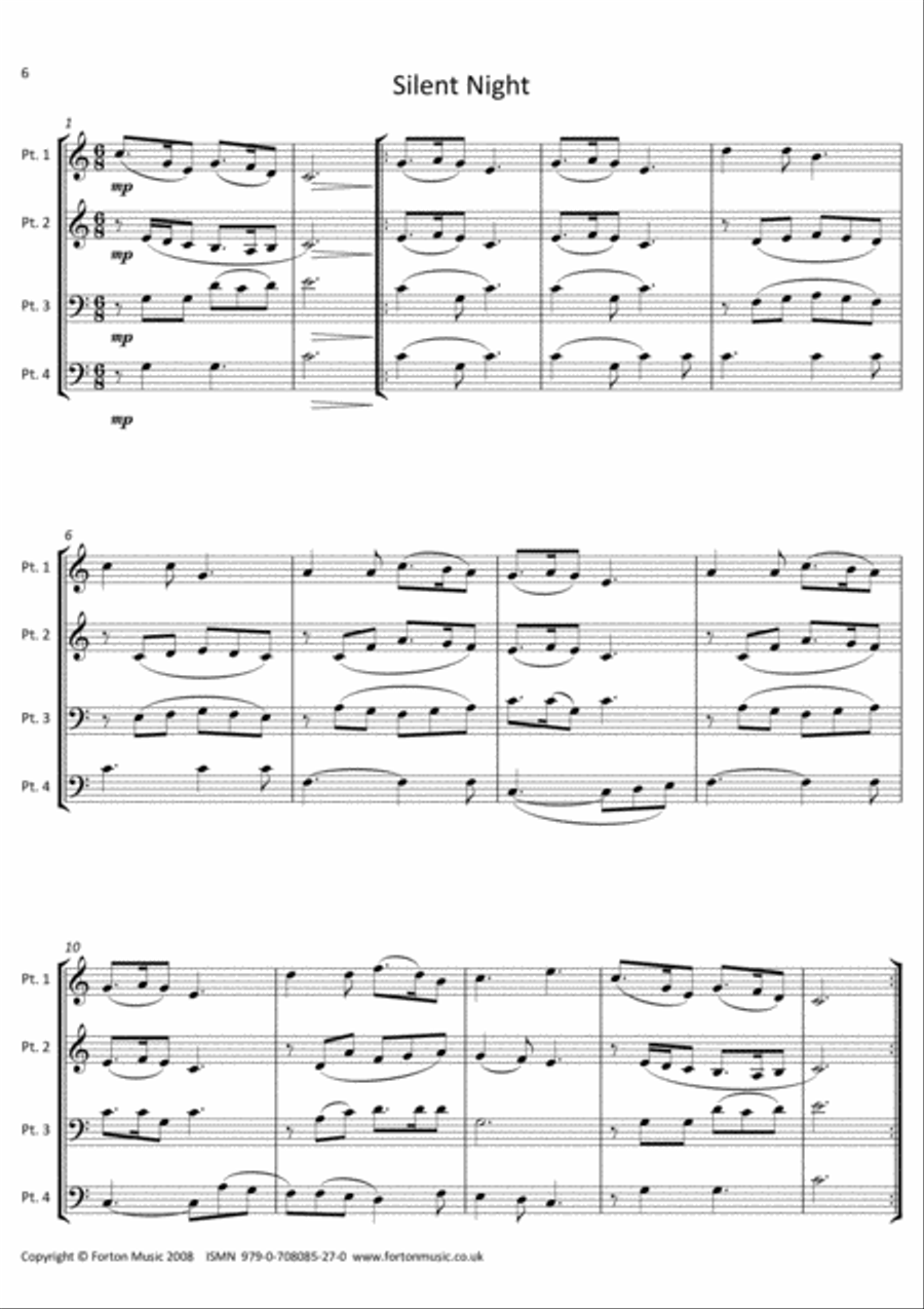 Christmas Collection Woodwind Quartet scores gallery preview page 6