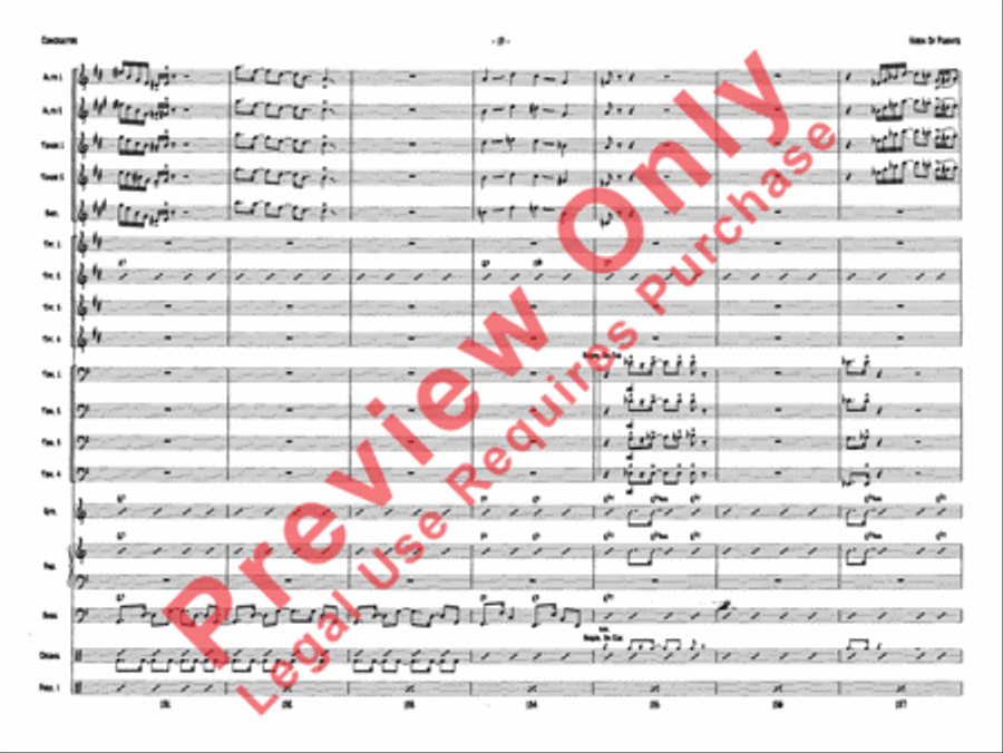 Horn of Puente Jazz Ensemble scores gallery preview page 22