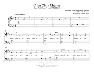 Book cover for Chim Chim Cher-ee (from Mary Poppins) (arr. Carolyn Miller)