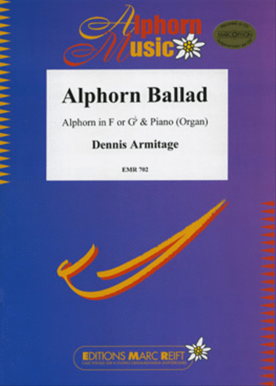 Alphorn Ballad Organ scores gallery preview page 1