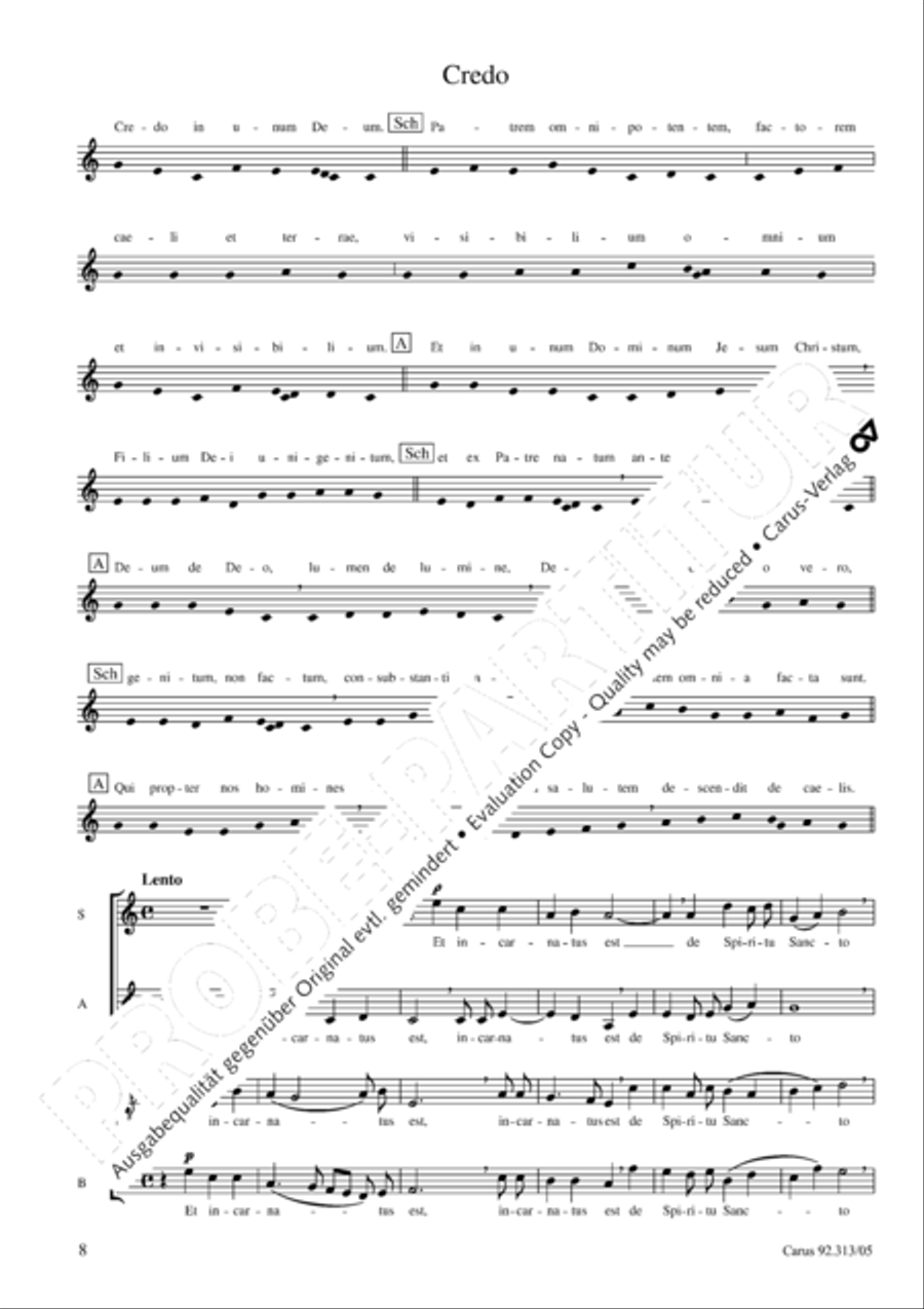 Stephanus-Messe 4-Part scores gallery preview page 9