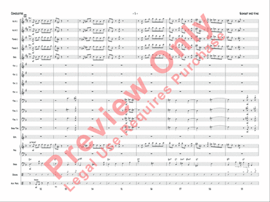 Sunset and Vine Jazz Ensemble scores gallery preview page 8