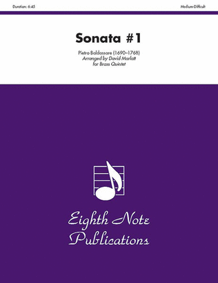Book cover for Sonata #1