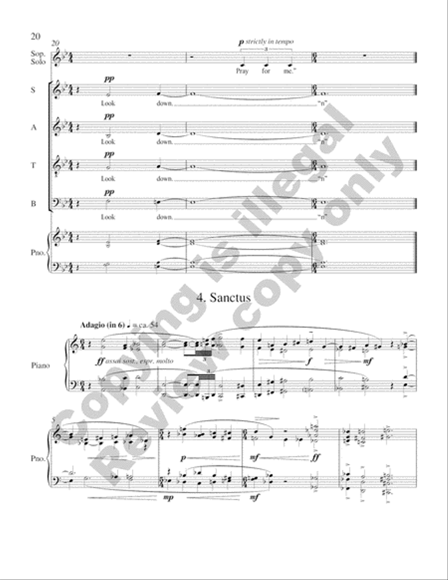 A Walt Whitman Requiem 4-Part scores gallery preview page 29