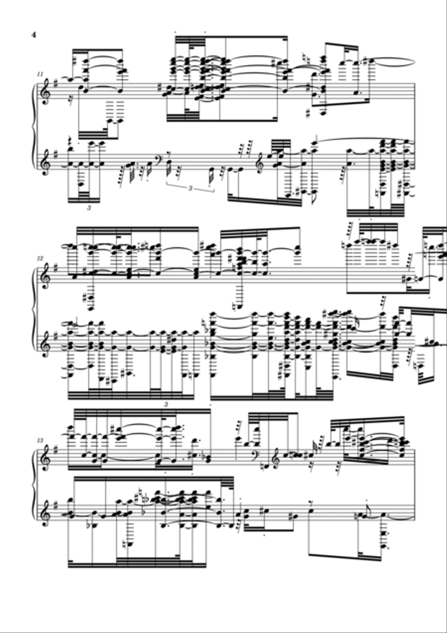 Cooling With Happiness Easy Piano scores gallery preview page 4