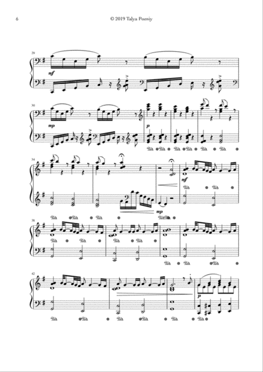 Air.Rain.Butterflies. by Talya Pozniy Piano Method scores gallery preview page 6