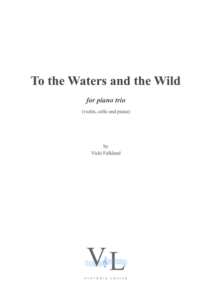 To the Waters and the Wild for piano trio image number null