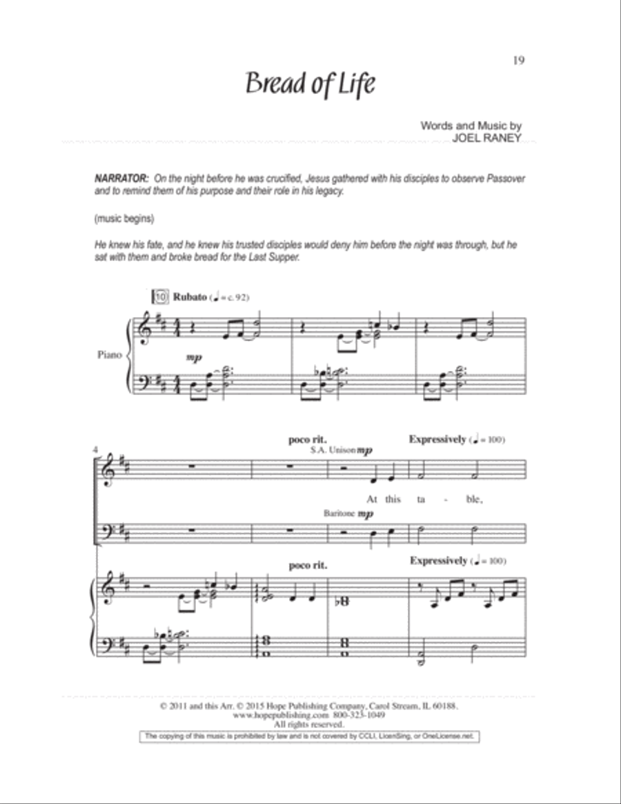 We Remember Calvary (SAB) 3-Part scores gallery preview page 22