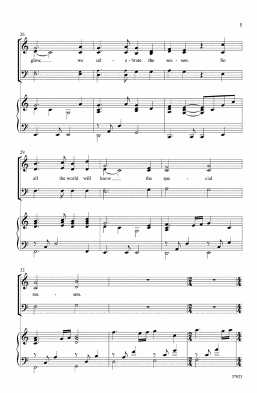 Light a Candle Choir scores gallery preview page 4