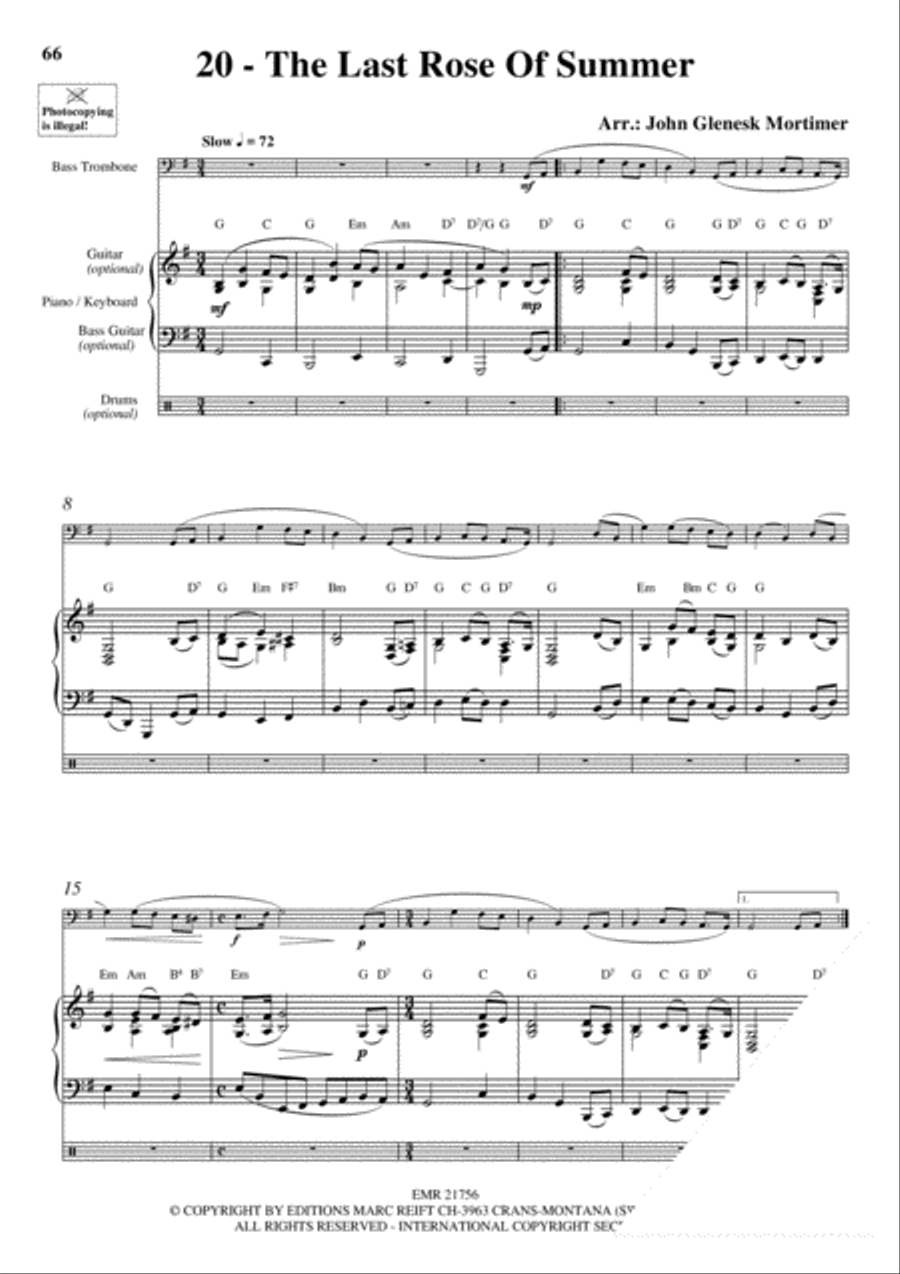 20 Celtic Hits Bass Trombone scores gallery preview page 22