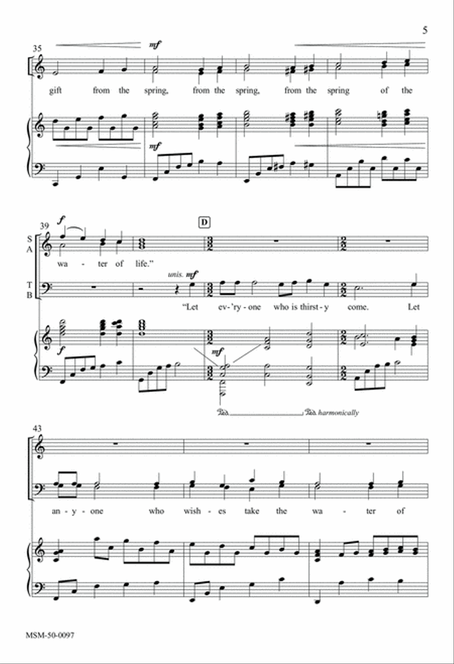 I Am the Alpha and the Omega 4-Part scores gallery preview page 5