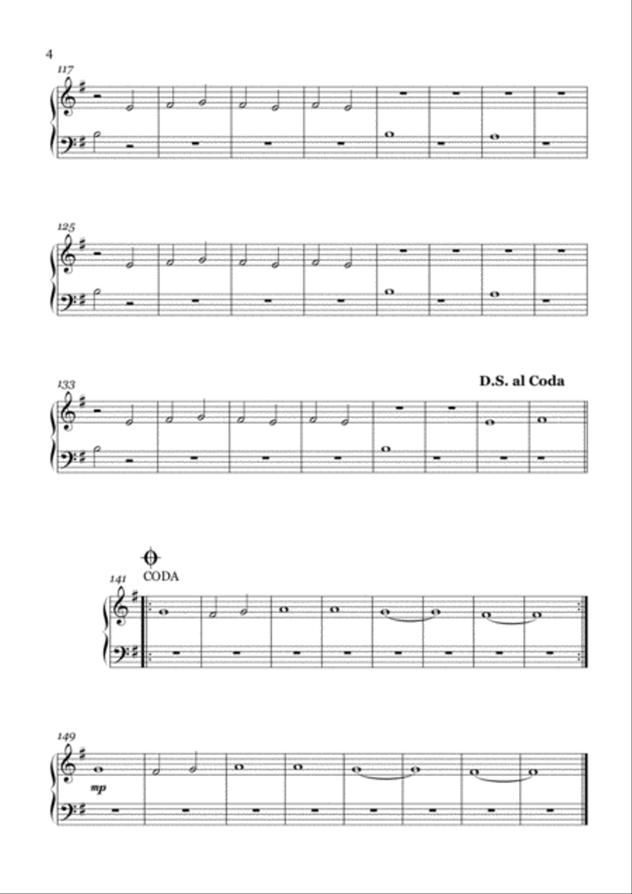 Cheap Thrills Easy Piano scores gallery preview page 4