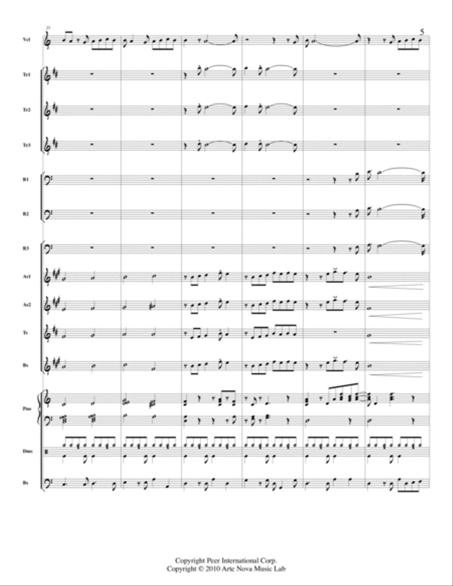 Nosotros Jazz Ensemble scores gallery preview page 6