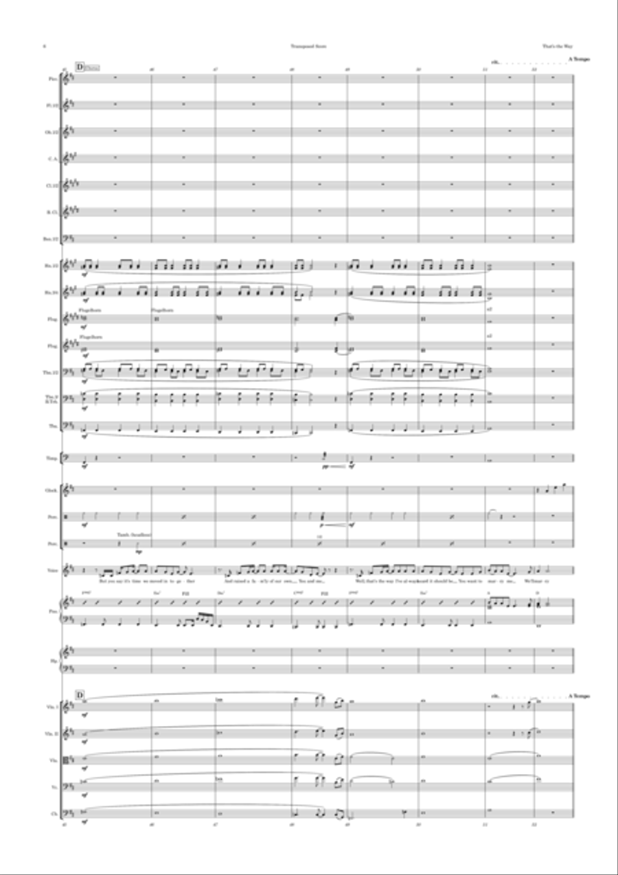 That's The Way I've Always Heard It Should Be Full Orchestra scores gallery preview page 6