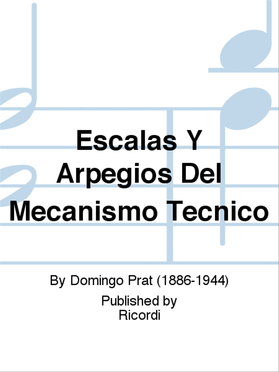 Escalas Y Arpegios Del Mecanismo Tecnico School and Community scores gallery preview page 1