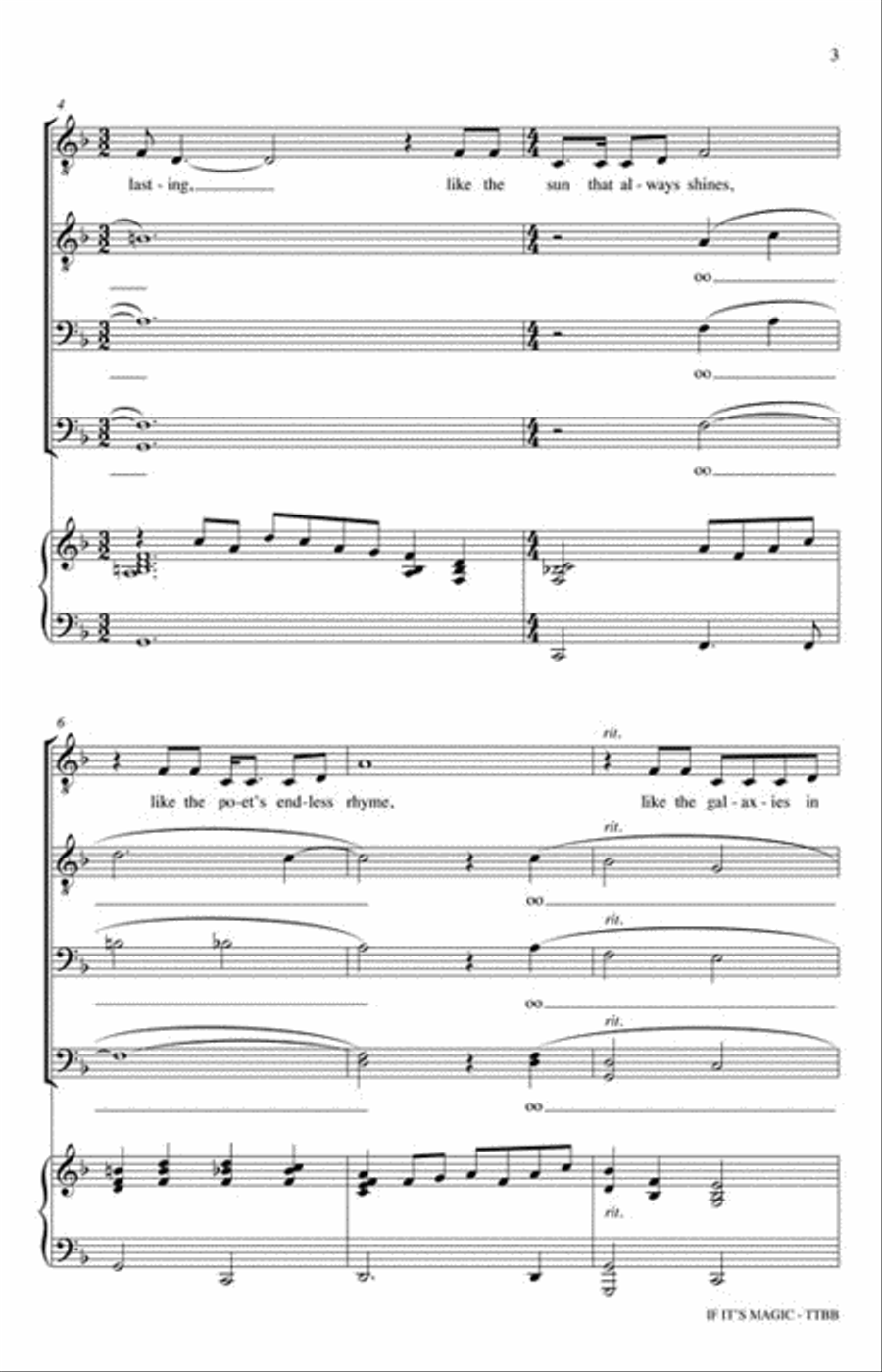 If It's Magic TTBB scores gallery preview page 3