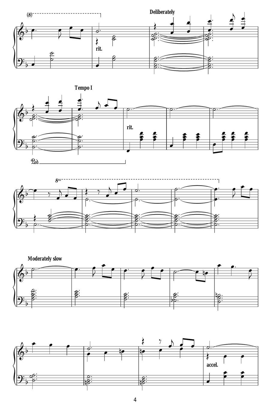 Married Life (from Up) Piano Solo scores gallery preview page 4