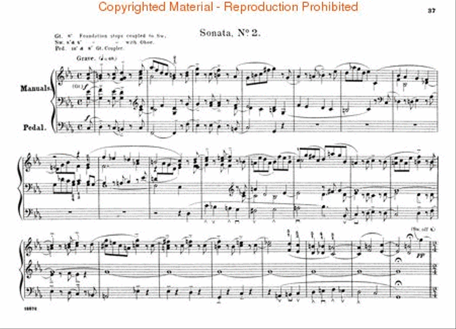 Organ Works, Op. 37/65 Organ scores gallery preview page 4