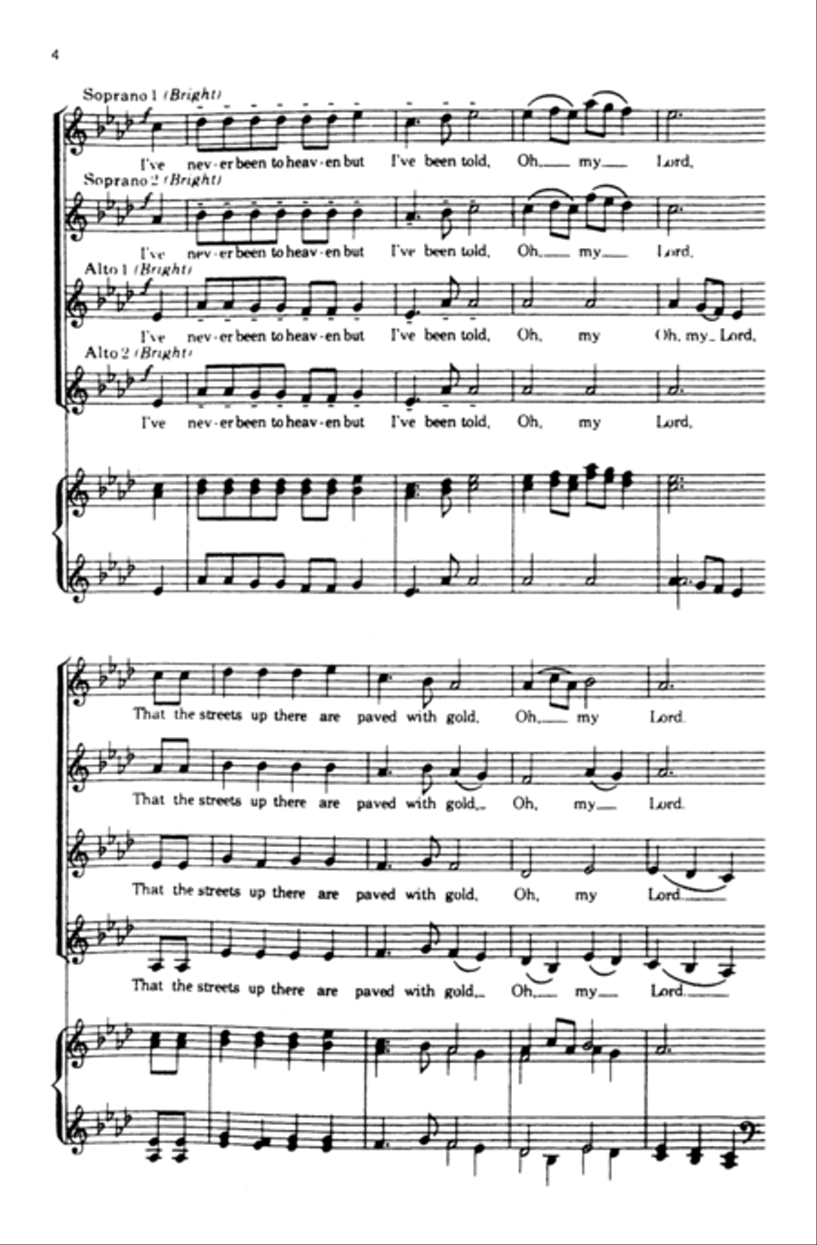 The Lily of the Valley 4-Part scores gallery preview page 11