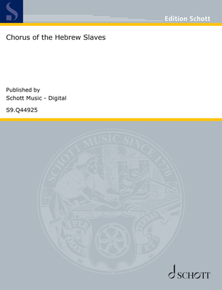 Book cover for Chorus of the Hebrew Slaves