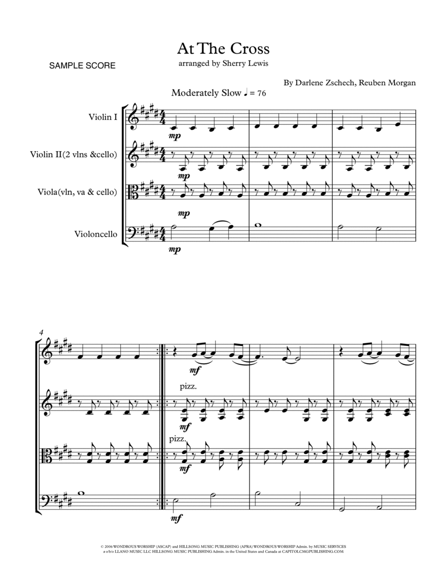 At The Cross String Trio scores gallery preview page 1