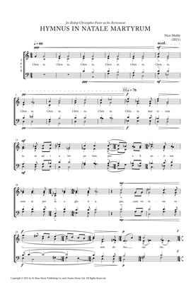 Hymnus In Natale Martyrum