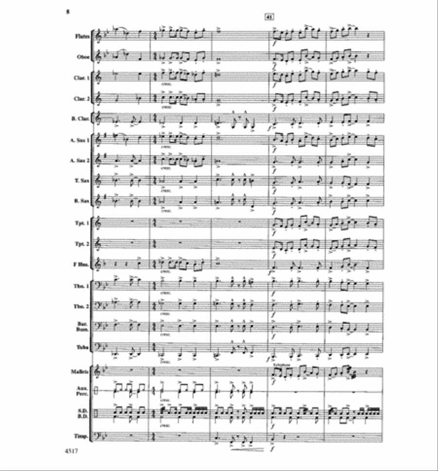 Stone Creek Episode Stone Creek Episode Concert Band scores gallery preview page 9
