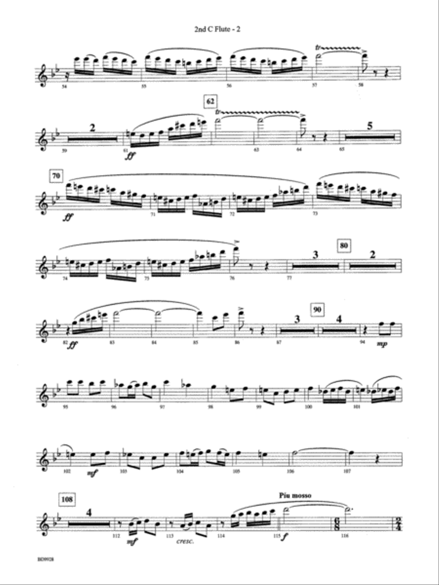 Patapan: 2nd Flute Concert Band scores gallery preview page 2