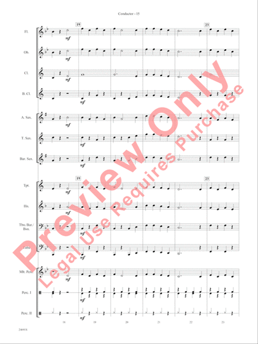Belwin Very Beginning Band Kit #2 Concert Band scores gallery preview page 18