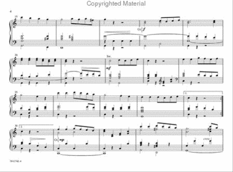 Classical Praise for Organ Organ Solo scores gallery preview page 3