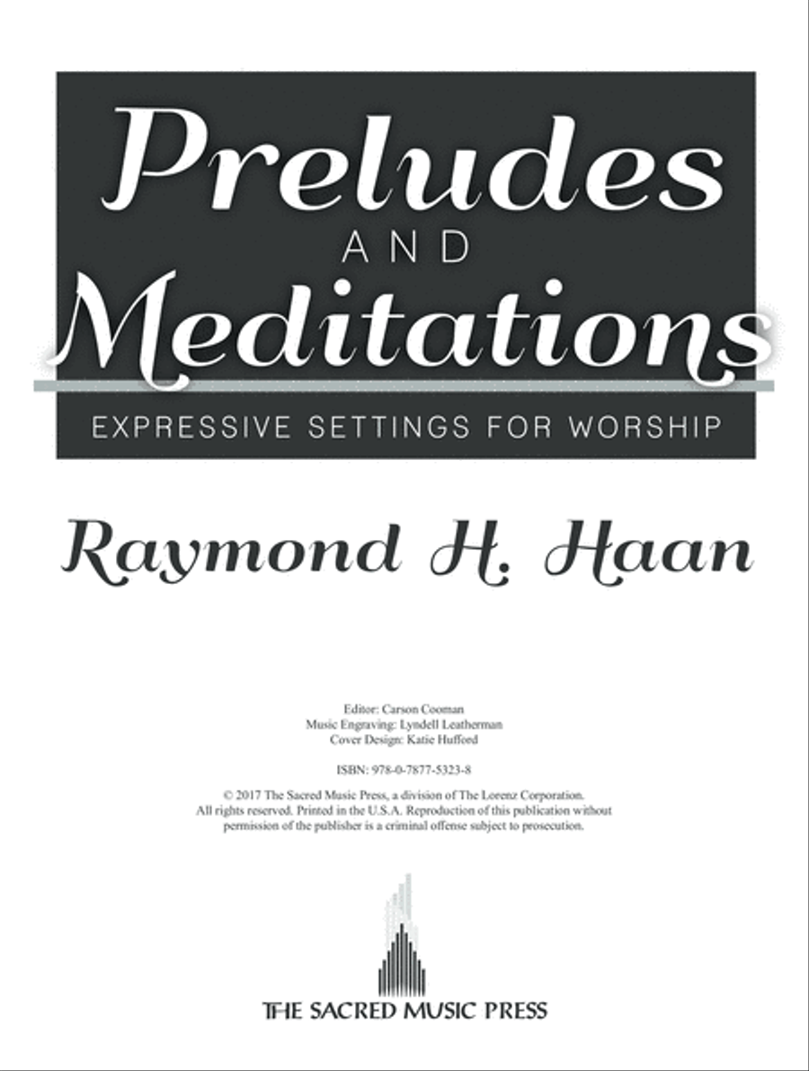 Preludes and Meditations (Digital Delivery) Organ scores gallery preview page 1