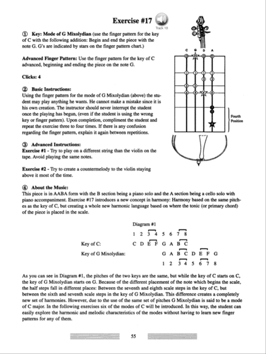 Fun Improvisation for Cello Cello scores gallery preview page 4