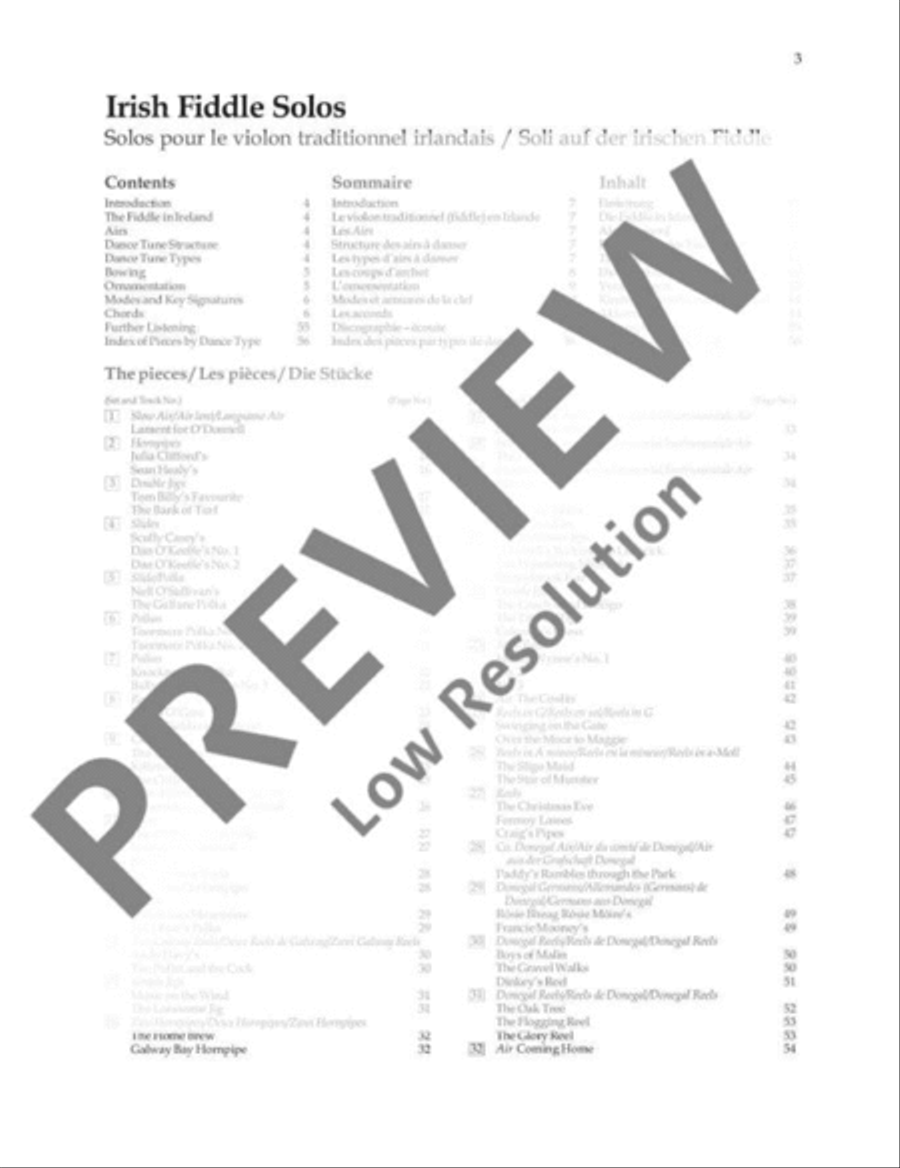 Irish Fiddle Solos Violin Solo scores gallery preview page 4