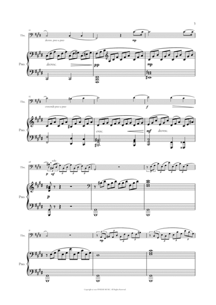 Moonlight Sonata for Trombone + Piano (duet) image number null