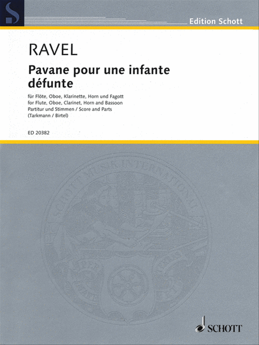 Pavane pour une infante défunte Woodwind Quintet scores gallery preview page 1
