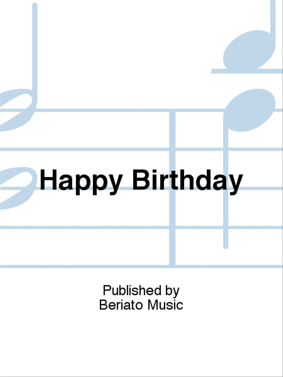 Happy Birthday Happy Birthday Piano, Vocal, Guitar scores gallery preview page 1
