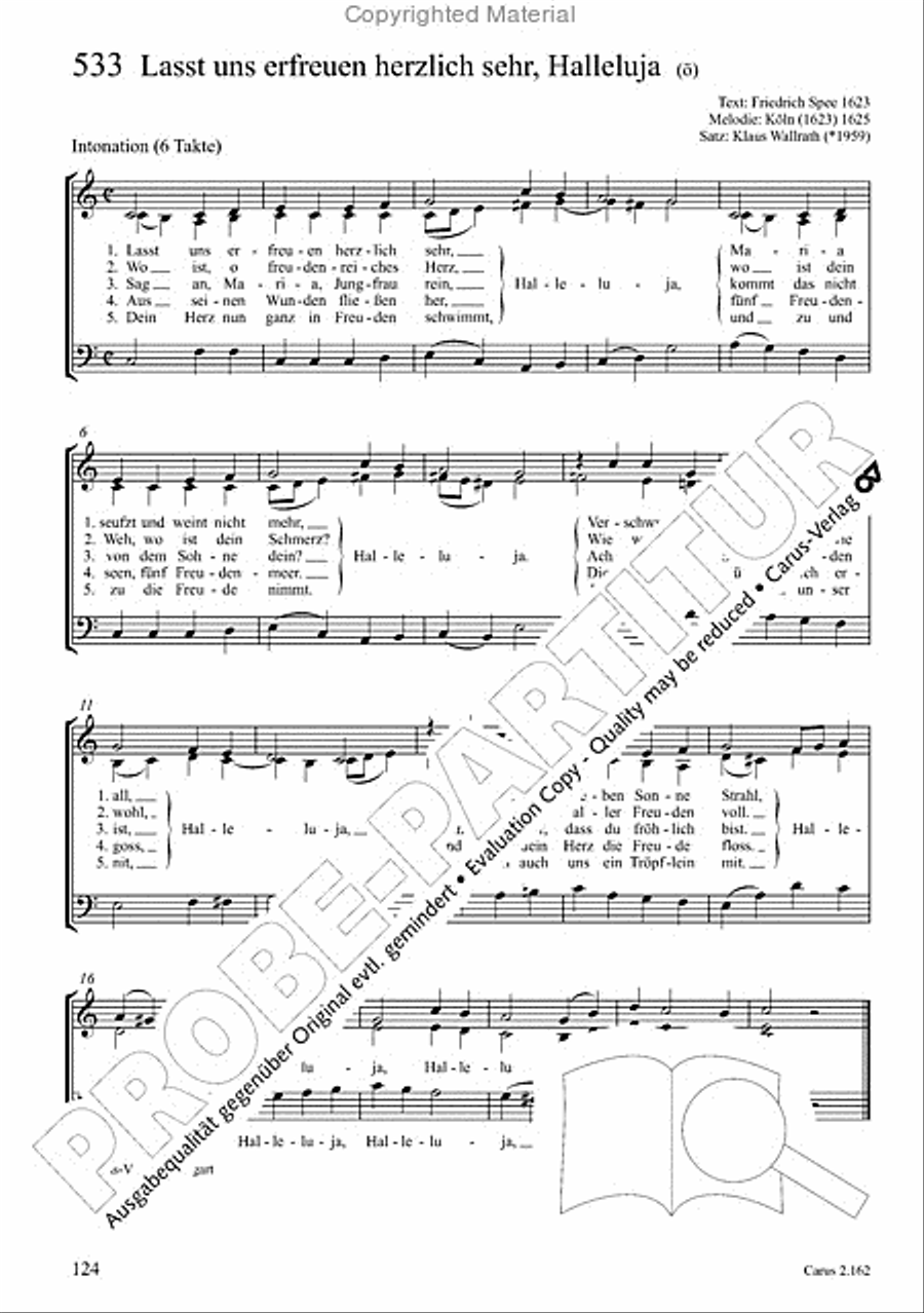 Chorbuch Gotteslob SAM 3-Part scores gallery preview page 125