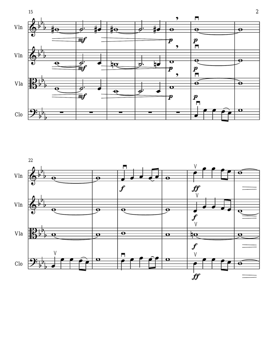 Game Of Thrones Game Of Thrones String Quartet scores gallery preview page 2