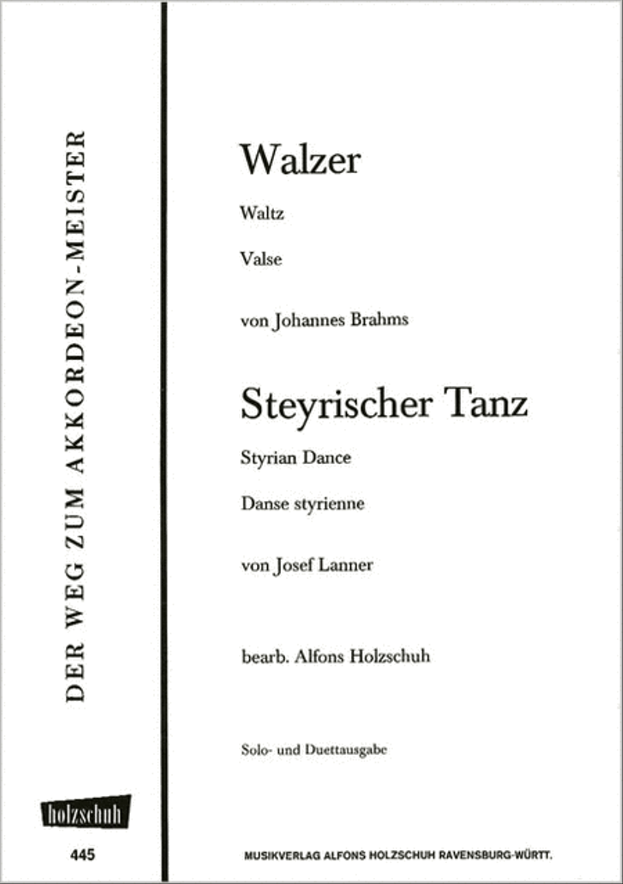 Walzer Accordion scores gallery preview page 1