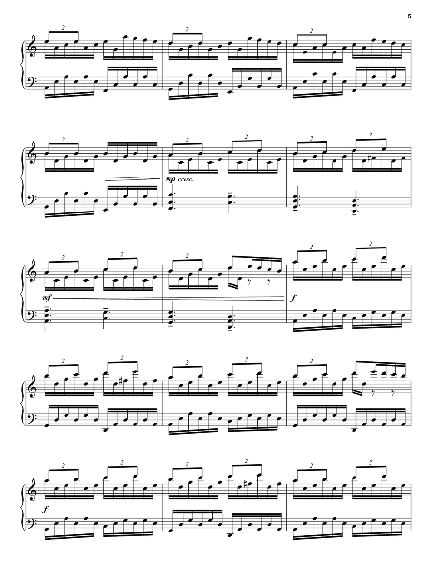 Divenire Piano Solo scores gallery preview page 5