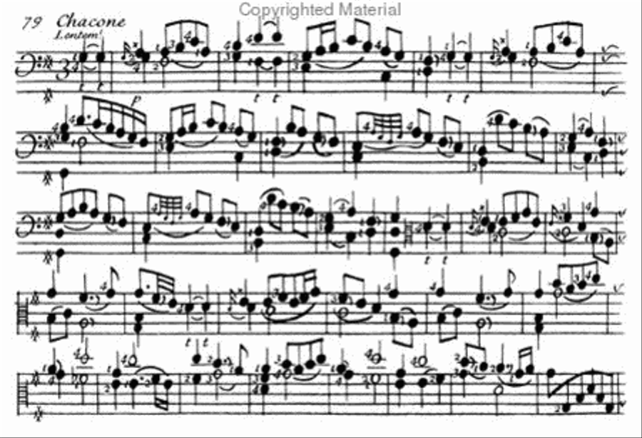 Second book for viola da gamba with continuo, Continuo basses of the second book for viola da gamba Viola scores gallery preview page 3